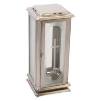 LIENBACHER Grablaterne mit Türe und Erdspiess Inox