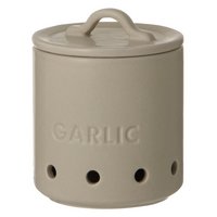 LADELLE Vorratstopf Essentials Garlic steingrau Keramik