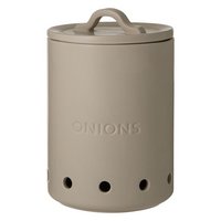 LADELLE Vorratstopf Essentials Onion steingrau Keramik