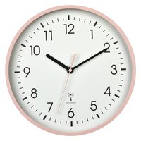 TFA Funk Wanduhr rosa
