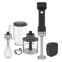 KITCHENAID Stabmixer kabellos mit Zubehör schwarz matt