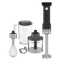 KITCHENAID Stabmixer kabellos mit Zubehör schwarz matt