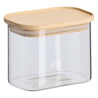 ZELLER Vorratsglas mit Bambusdeckel 630ml