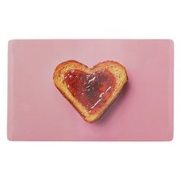 ZELLER Frühstücksbrettchen Heart rosa