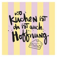 PPD Servietten Kuchen Hoffnung