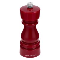 COLE MASON Pfeffermühle London Acryl rot