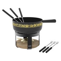 STÖCKLI Käsefonduegarnitur Pilatus Wood Classic 22cm