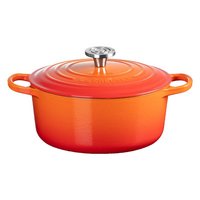 LE CREUSET Bräter Signature ofenrot Crucible 24cm