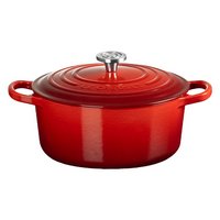 LE CREUSET Bräter Signature kirschrot Crucible 22cm