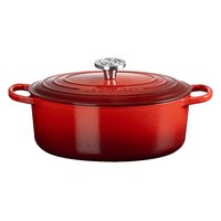 LE CREUSET Bräter oval Signature kirschrot Crucible 29cm