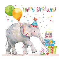 PPD Servietten Birthday Elephant