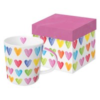 PPD Henkelbecher Trend Mug Aquarell Hearts