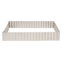 PATISSE Tortenring eckig gelocht gewellt  23x23x3.5cm