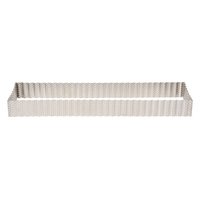 PATISSE Tortenring eckig gelocht gewellt 35x10x3.5cm