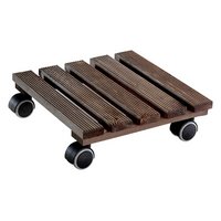 WAGNER SYSTEM Pflanzenroller Country 28x28 cm dunkelbraun