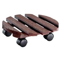 WAGNER SYSTEM Pflanzenroller Country Kiefer 30 cm dunkelbraun
