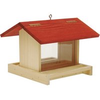 Vogelfutterhaus Standard Dach rot