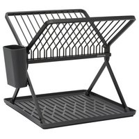 BRABANTIA Abtropfständer klein faltbar SinkSide dark grey