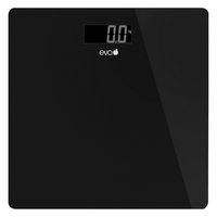 EVA Personenwaage digital Glas schwarz 180kg