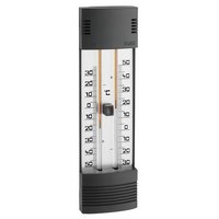 TFA Thermometer Maxima Minima schwarz 20 cm
