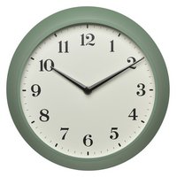 TFA Funk Wanduhr Retro Look grün