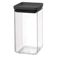 BRABANTIA Vorratsdose Tasty+ dark grey 1.6 l