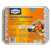 TOPPITS Grillpfanne Express Alu 4 Stück