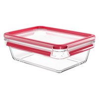 EMSA Dose Glas Clip&Close rechteckig 1.3l