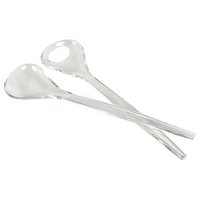KAYSER Salatbesteck Kunststoff transparent 28 cm