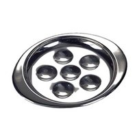 SCHWARZ KITCHEN Schneckenteller für 6 Schnecken Inox