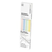 SLIDER STRAW Trinkhalm assortiert 4 Stück 21.5 cm