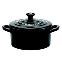 LE CREUSET Mini Cocotte Bräter schwarz 10 cm