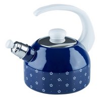 RIESS Flötenkessel 2 l blümchenblau