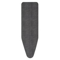 BRABANTIA Bügeltischbezug B Denim Black mit Unterlage Molton