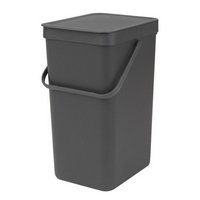 BRABANTIA Abfallbehälter Sort&Go grey 16 l