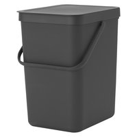 BRABANTIA Abfallbehälter Sort&Go grey 25 l