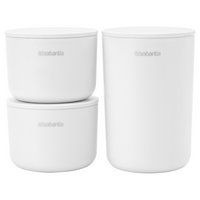 BRABANTIA Aufbewahrungsdosen Set 3-teilig white