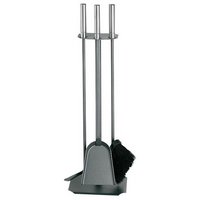 LIENBACHER Cheminéegarnitur Inox anthrazit