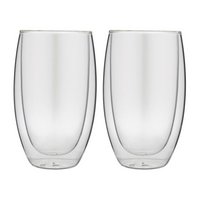 FOREVER Teetasse Glas doppelwandig 2 Stück 400 ml