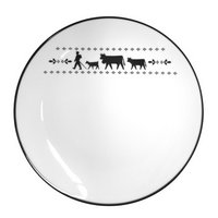 STEINLIN Teller flach Alpaufzug weiss 21 cm