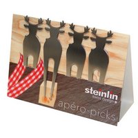 STEINLIN Apéropicks Hirsch Inox