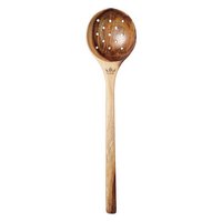 DUTCHDELUXES Holzlöffel mit Löchern Akazie 30.5 cm