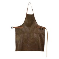 DUTCHDELUXES Schürze BBQ Leder vintage brown