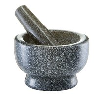 ZELLER Mörser mit Stössel Granit anthrazit
