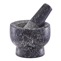 ZELLER Mörser mit Stössel Granit anthrazit
