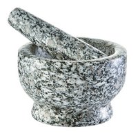 ZELLER Mörser mit Stössel Granit grau