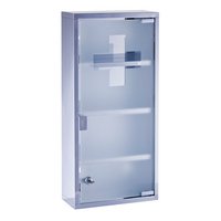 ZELLER Medizinschrank Inox