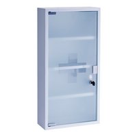 ZELLER Medizinschrank Metall weiss