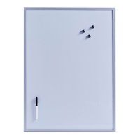 ZELLER Magnet Memobord grau