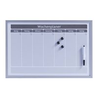 ZELLER Memobord Wochenplaner grau